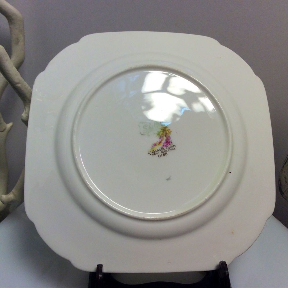 💖Vintage Rare Shelley England’s Charm side plate - Picture 3 of 3